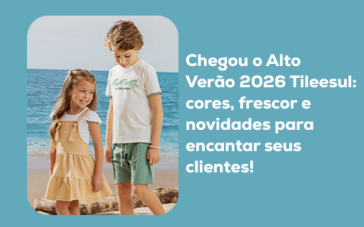Chegou o Alto Verão 2026 Tileesul: cores, frescor e novidades para encantar seus clientes!