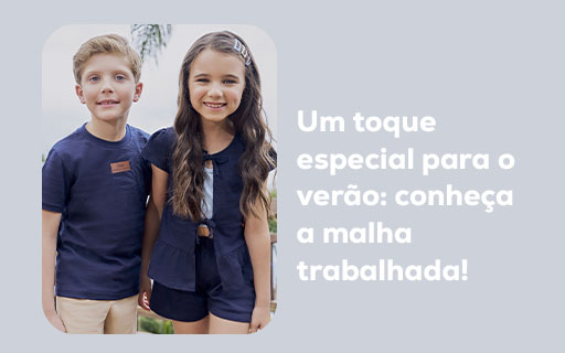 Um toque especial para o verão: conheça a malha trabalhada!